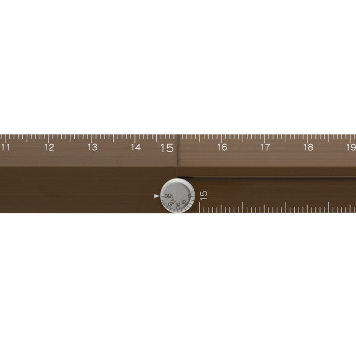 Midori Aluminum Multiple Ruler (30cm) — Midori ruler — precision measuring tool for writing and design, at Cityluxe Singapore