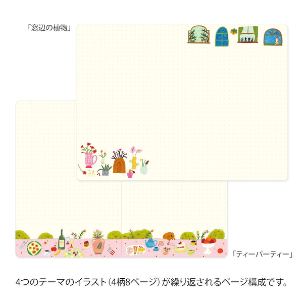 Load image into Gallery viewer, Midori Yuru Log Notebook [B6] - My Life
