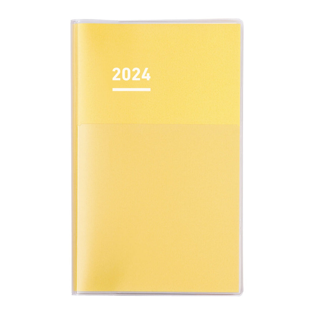 Kokuyo Jibun Techo Diary 2024 A5 Slim Planner - Yellow [Pre-Order]