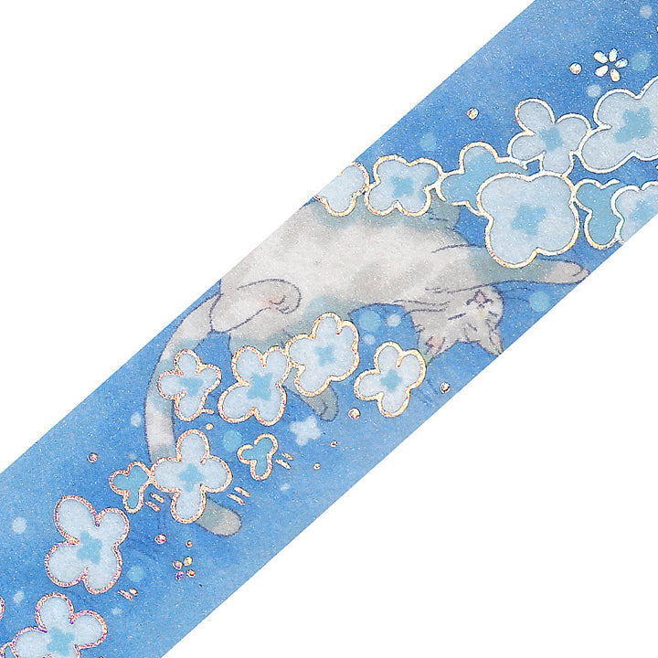 BGM Foil Stamping Masking Tape: Mysterious Journey in Nekoland — BGM masking tape — decorative paper tape for journaling and scrapbooking, at Cityluxe Singapore