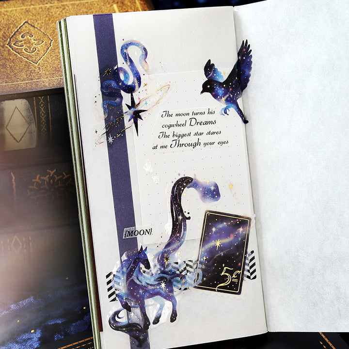 BGM Foil Stamping Clear Seal: Stardust Magic - Neptune — detail view