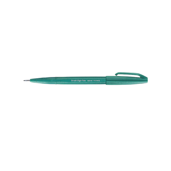 Load image into Gallery viewer, Pentel Touch Brush Sign Pen Turquoise Green
