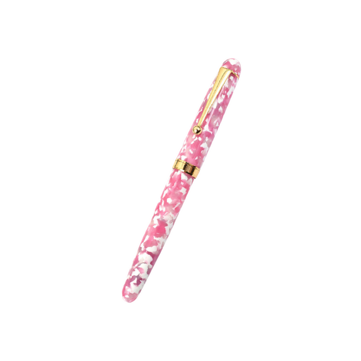 Onishi Hand Made Fountain Pen-Standard Schmidt Steel - Sakura Pink