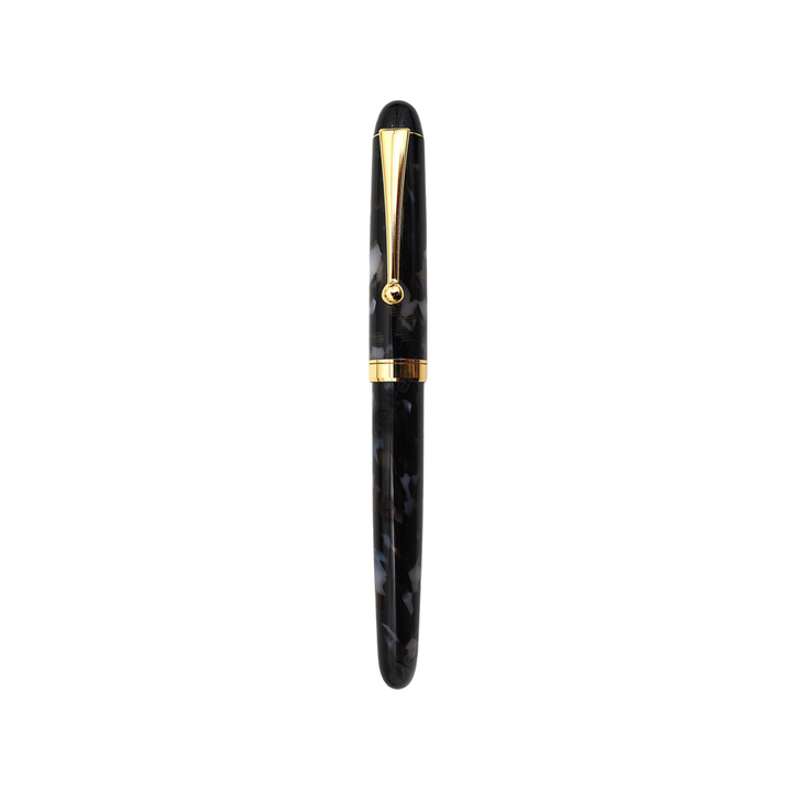 Onishi Hand Made Fountain Pen-Standard Schmidt Steel in Light In The Dark — Onishi fountain pen — precision nib writing instrument, at Cityluxe Singapore stationery store