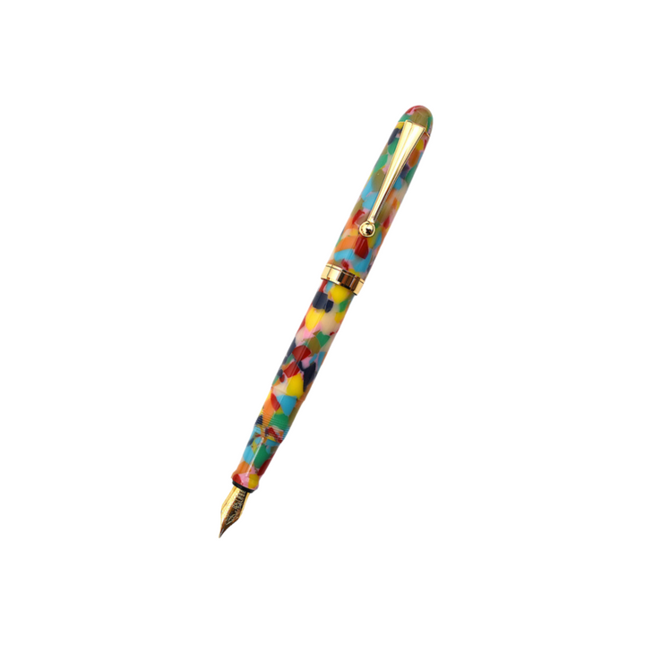 Onishi Hand Made Fountain Pen-Standard Schmidt Steel - Origami