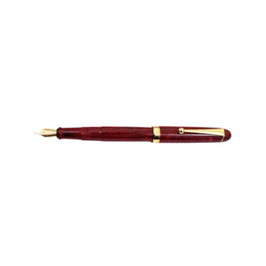 Onishi Seisakusho Cellulose Acetate Fountain Pen Red Marble
