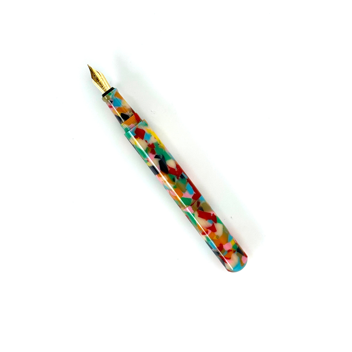 Onishi Hand Made POCKET Fountain Pen (NEW!) - Origami — nib close-up