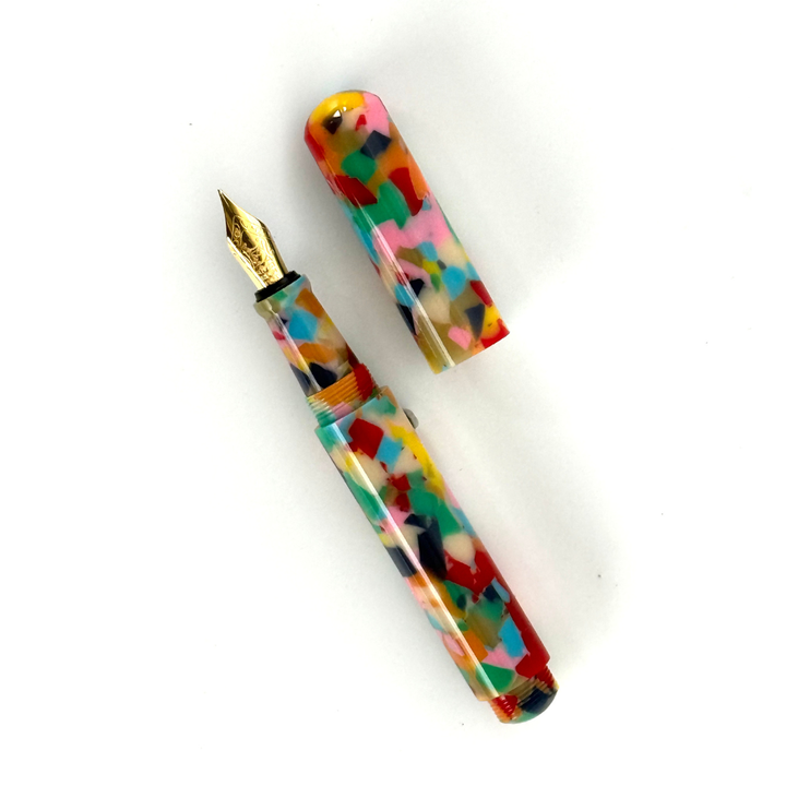Onishi Hand Made POCKET Fountain Pen (NEW!) - Origami — capped