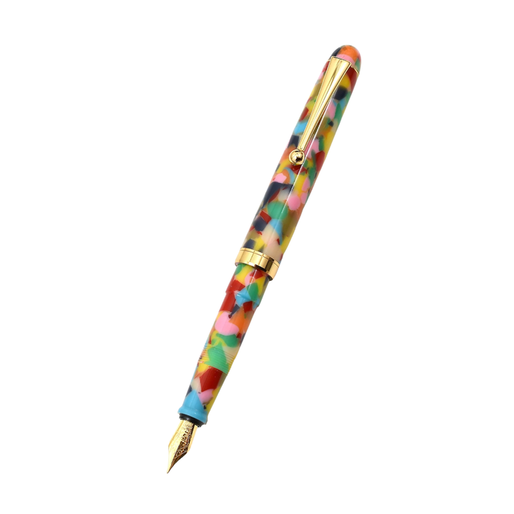 Onishi Hand Made POCKET Fountain Pen with CLIP - Origami — capped