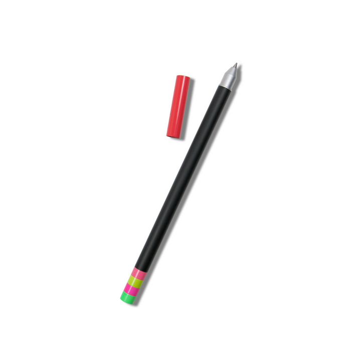 Acme Studio Rollerball Pen in Rugby Red — Acme Studio rollerball pen — fluid gel ink writing instrument, at Cityluxe Singapore