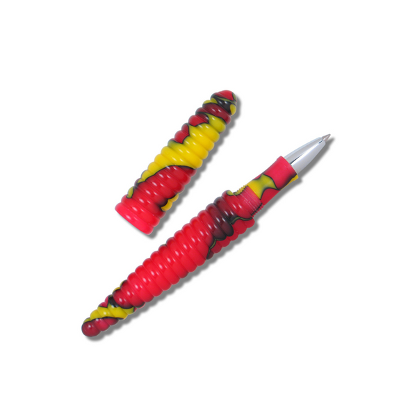 Load image into Gallery viewer, Acme Studio Rollerball Pen - Rings Yellow/Red
