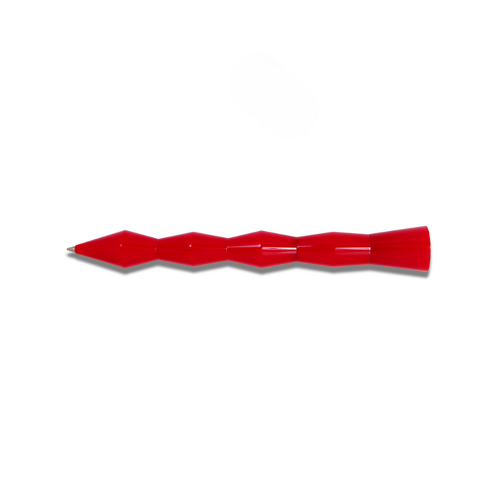 Acme Studio Kuzi Retractable Rollerball Pen in Red — Acme Studio rollerball pen — fluid gel ink writing instrument, at Cityluxe Singapore