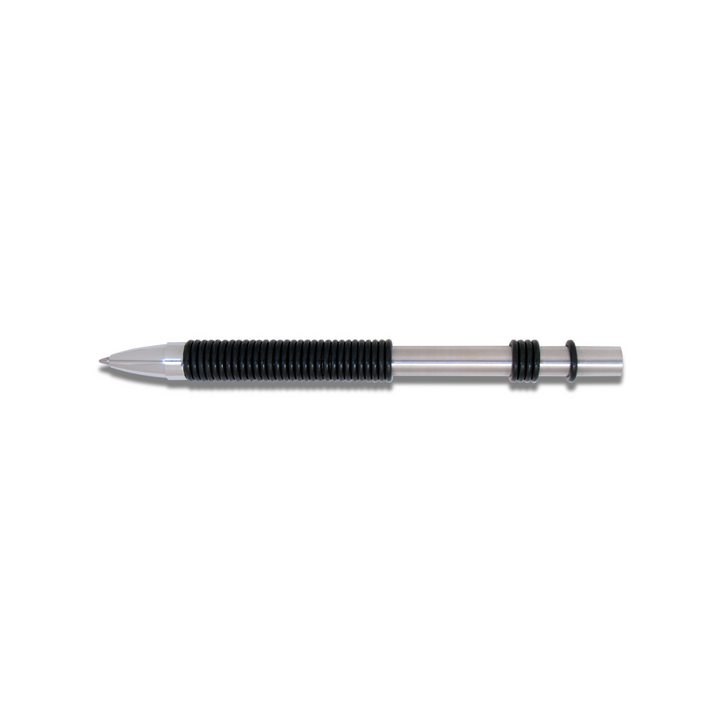 Acme Studio Retractable Rollerball Pen in Oh-Ring — Acme Studio rollerball pen — fluid gel ink writing instrument, at Cityluxe Singapore