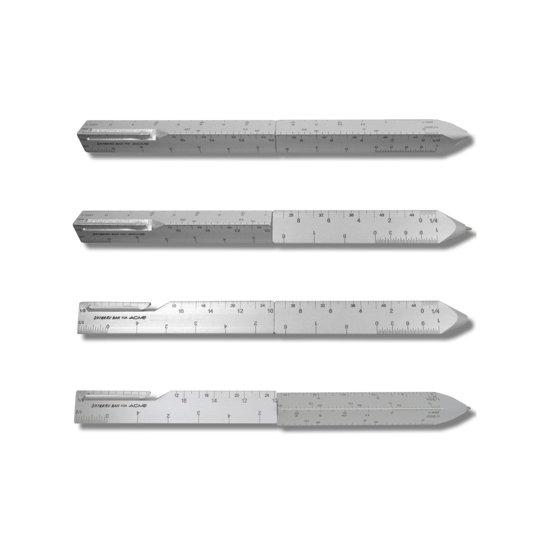 Acme Studio Retractable Ballpoint Pen in Scale — Acme Studio ballpoint pen — reliable smooth-writing everyday pen, at Cityluxe Singapore