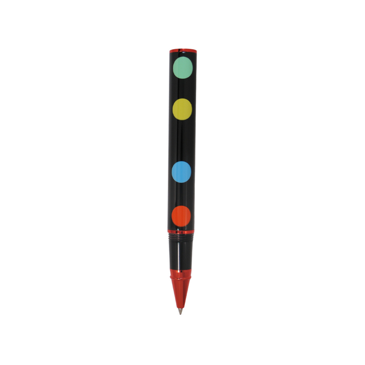 Acme Studio Limited Edition Rollerball Pen in Color Dots — Acme Studio rollerball pen — fluid gel ink writing instrument, at Cityluxe Singapore