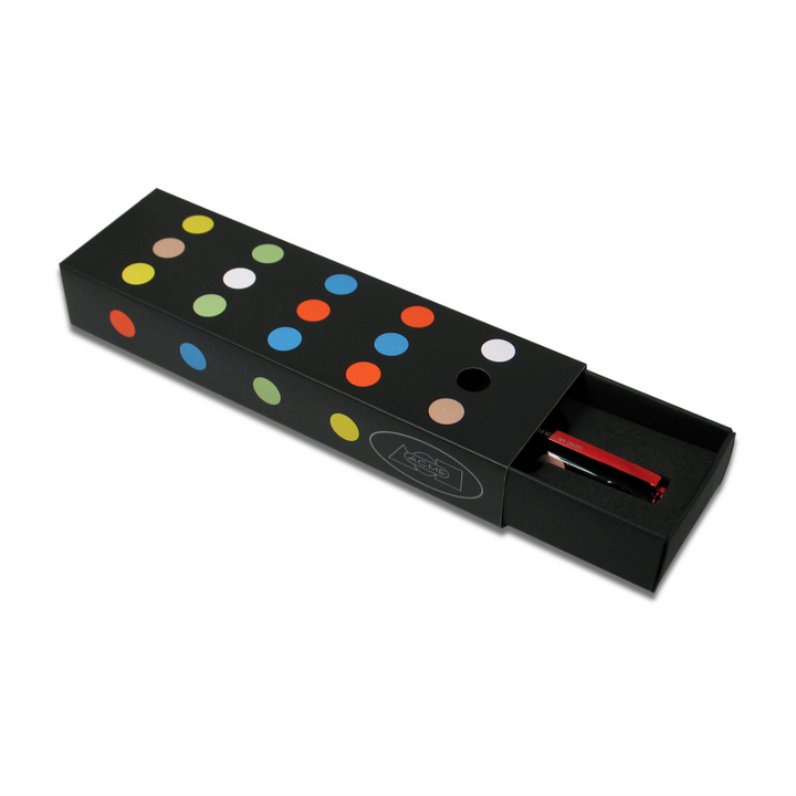 Acme Studio Limited Edition Rollerball Pen in Color Dots — Acme Studio rollerball pen — fluid gel ink writing instrument, at Cityluxe Singapore