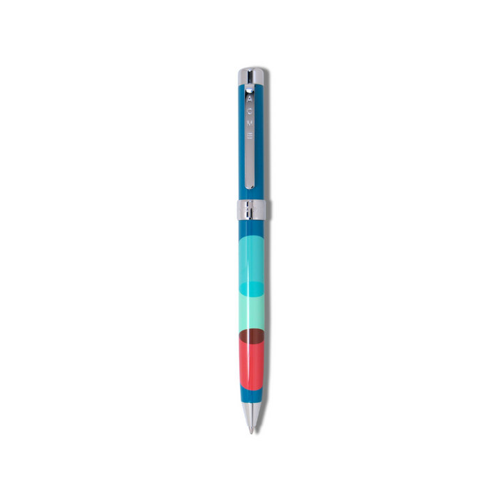 Acme Studio Retractable Rollerball Pen in Many Moons — Acme Studio rollerball pen — fluid gel ink writing instrument, at Cityluxe Singapore