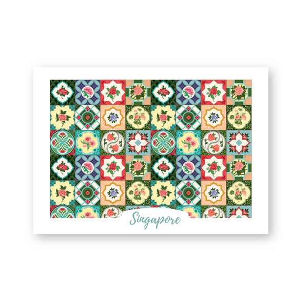 Load image into Gallery viewer, Postcard - Tiles 1
