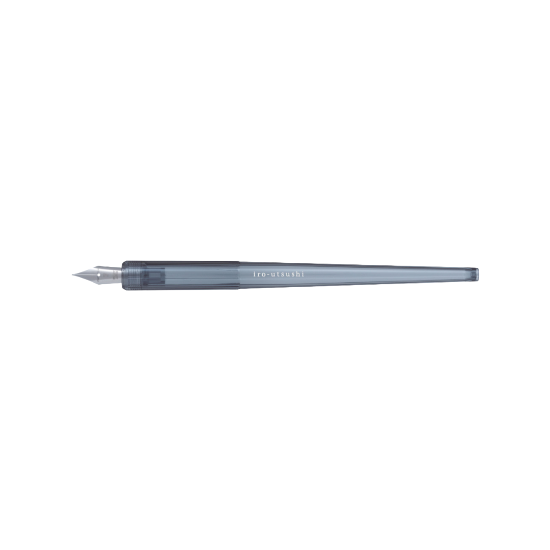 Pilot Iro-Utsushi Dip Fountain Pen in Clear Black — PILOT fountain pen — precision nib writing instrument, at Cityluxe Singapore stationery store