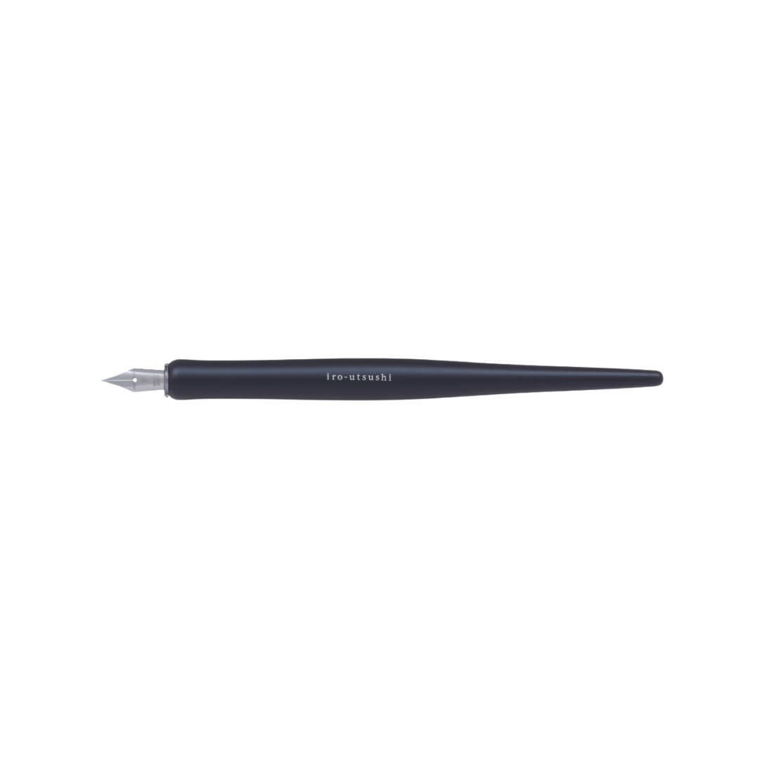 Pilot Iro-Utsushi Dip Fountain Pen in BK Wood — PILOT fountain pen — precision nib writing instrument, at Cityluxe Singapore stationery store
