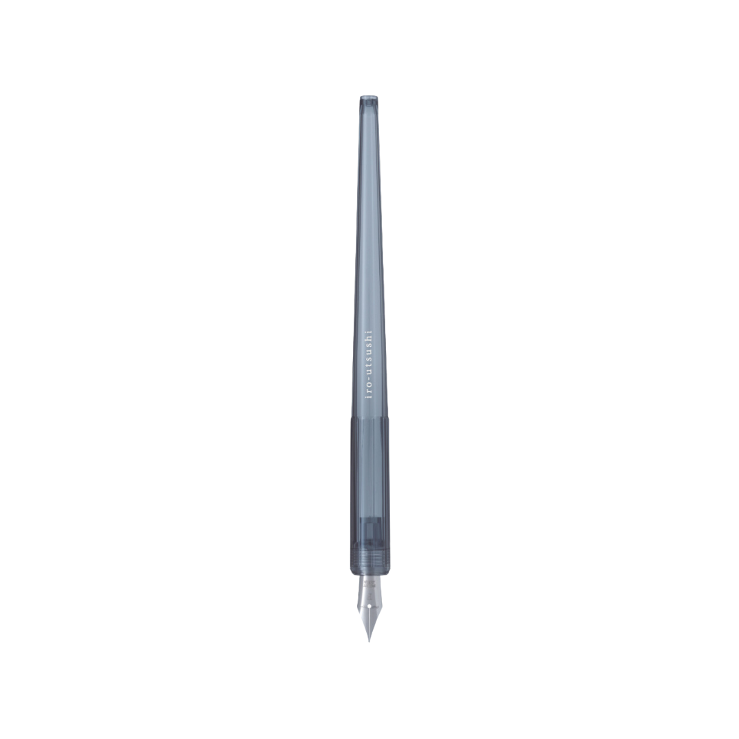 Pilot Iro-Utsushi Dip Fountain Pen in Clear Black — PILOT fountain pen — precision nib writing instrument, at Cityluxe Singapore stationery store