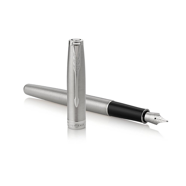 Load image into Gallery viewer, Parker Sonnet Chrome Fountain Pen with Chrome Trims - Medium
