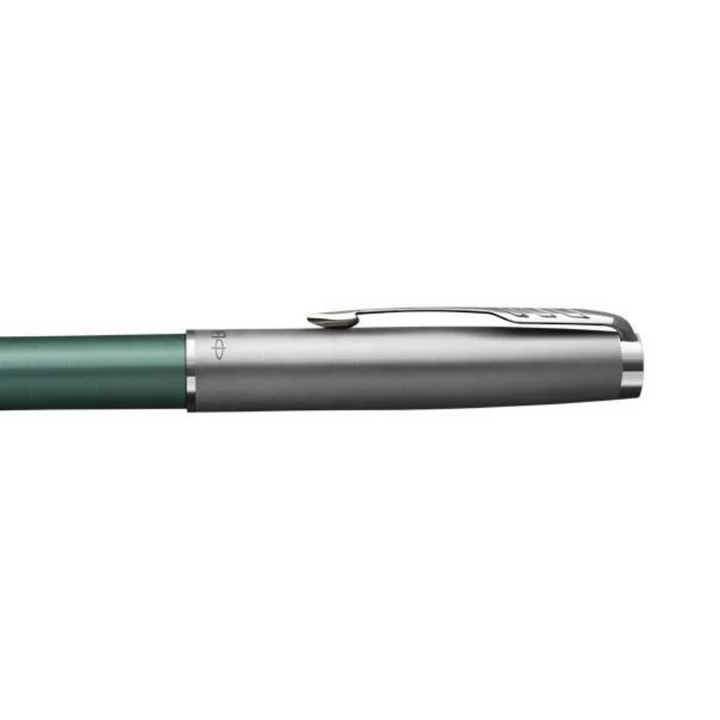 Parker Sonnet Essential SB CT Ballpoint Pen Green — Parker ballpoint pen — reliable smooth-writing everyday pen, at Cityluxe Singapore