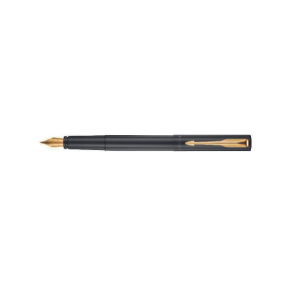 将图片加载到图库查看器，Parker Vector XL Fountain Pen - Black with Gold Trim
