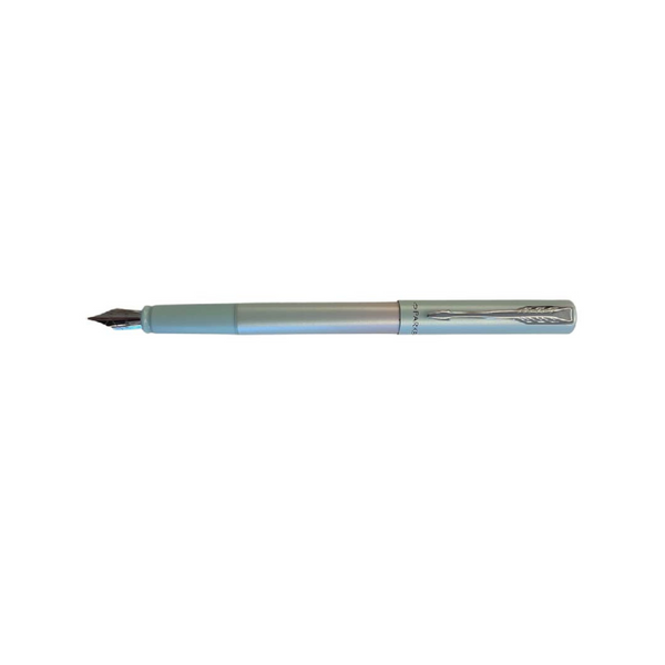 将图片加载到图库查看器，Parker Vector XL Fountain Pen (Special Edition) - Aurora Blue / Pink with Chrome Trim
