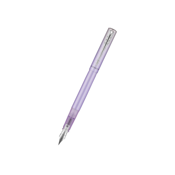 Load image into Gallery viewer, Parker Vector XL Fountain Pen (Special Edition) - Tropical Purple with Chrome Trim
