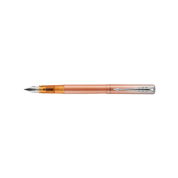 Load image into Gallery viewer, Parker Vector XL Fountain Pen (Special Edition) - Tropical Orange with Chrome Trim
