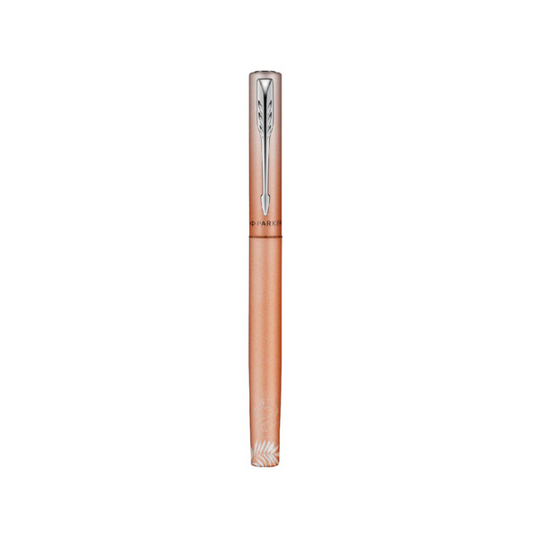 将图片加载到图库查看器，Parker Vector XL Fountain Pen (Special Edition) - Tropical Orange with Chrome Trim
