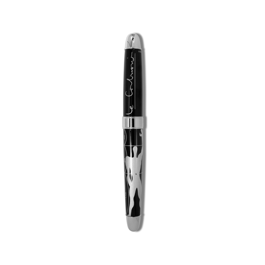 Acme Studio Rollerball Pen in Le Modulor/Figure — Acme Studio rollerball pen — fluid gel ink writing instrument, at Cityluxe Singapore
