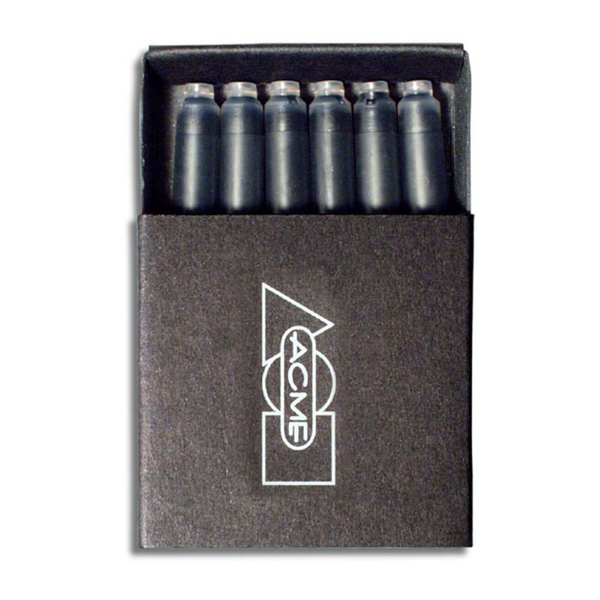 Load image into Gallery viewer, Acme Studio Fountain Pen Ink Cartridge (6pcs per Box) - Black
