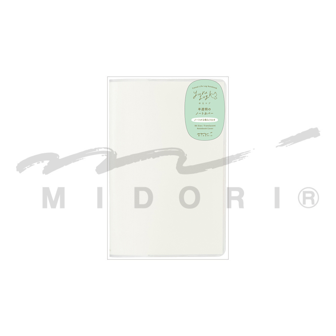 Midori Yuru Log Notebook Cover <B6> - PVC