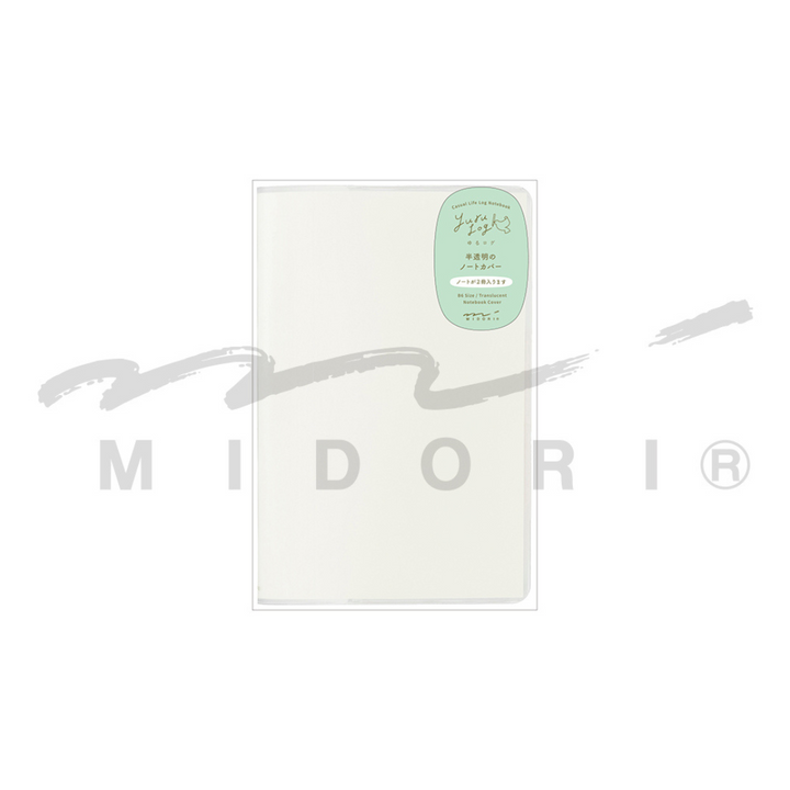 Midori Yuru Log Notebook Cover <B6> - PVC