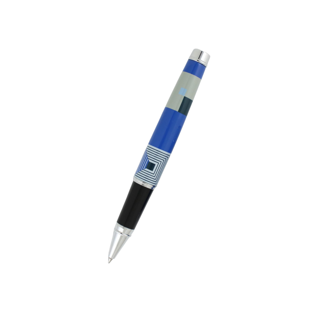 Acme Studio Rollerball Pen in Biltmore Blue — Acme Studio rollerball pen — fluid gel ink writing instrument, at Cityluxe Singapore