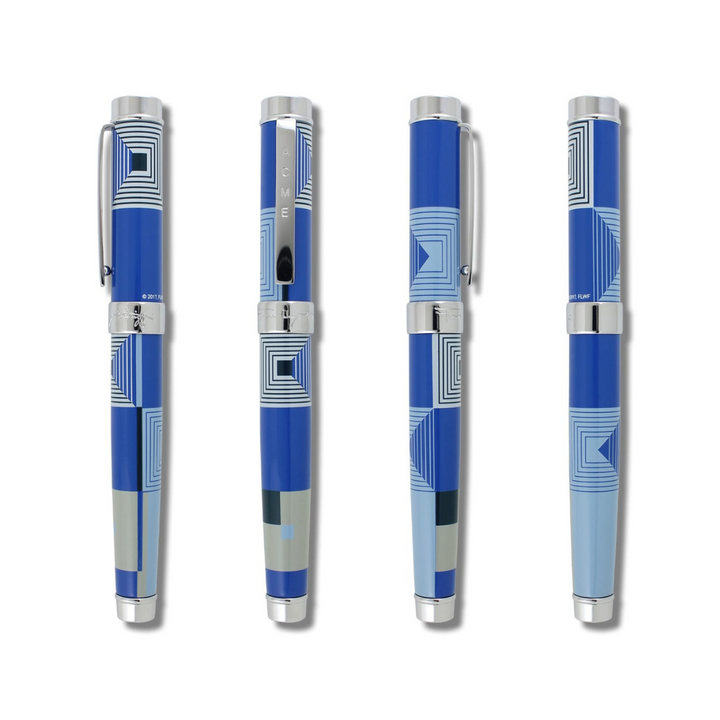 Acme Studio Rollerball Pen - Biltmore Blue — barrel detail