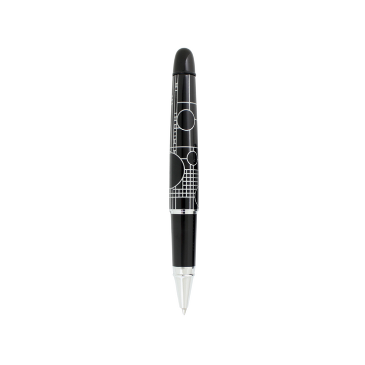 Acme Studio Rollerball Pen in Playhouse Black — Acme Studio rollerball pen — fluid gel ink writing instrument, at Cityluxe Singapore
