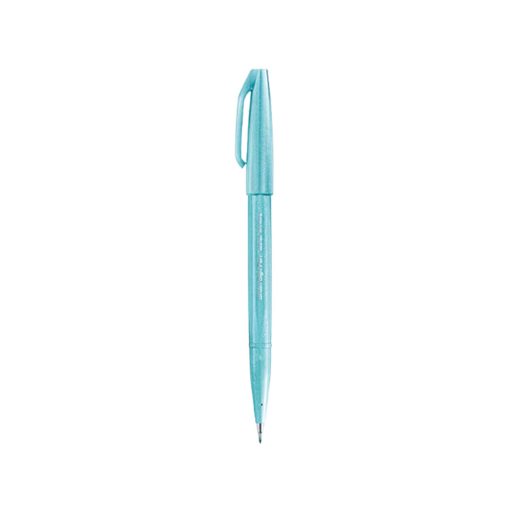 Pentel Touch Brush Sign Pen Pale Blue — Pentel brush pen — premium stationery and lifestyle, at Cityluxe Singapore