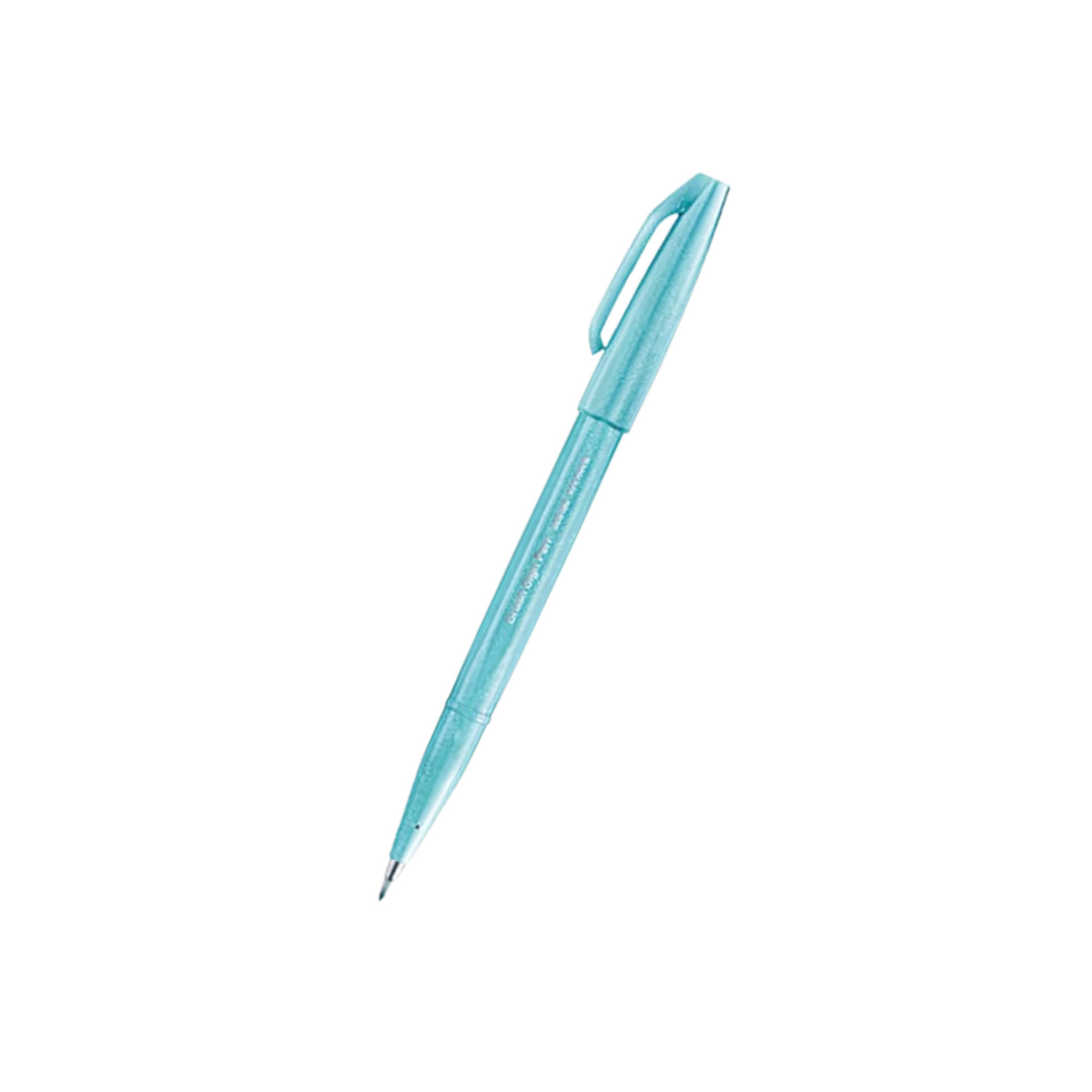 Pentel Touch Brush Sign Pen Pale Blue