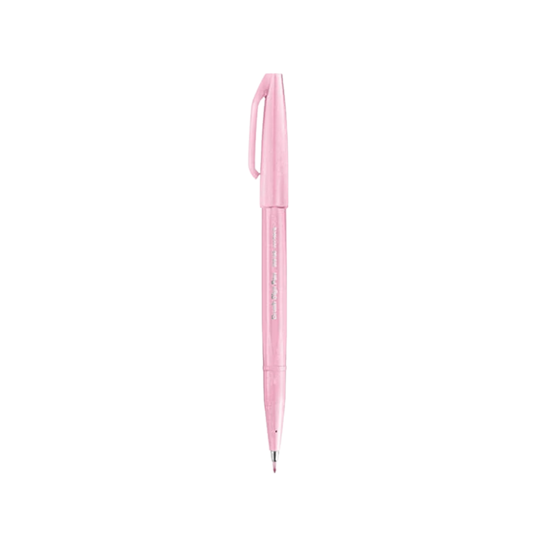 Pentel Touch Brush Sign Pen Pale Pink — Pentel brush pen — premium stationery and lifestyle, at Cityluxe Singapore