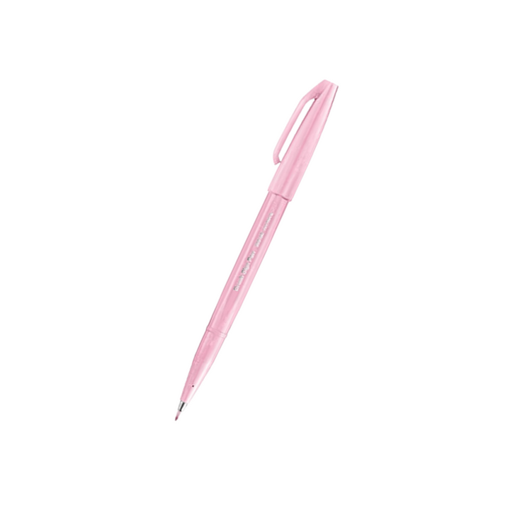 Pentel Touch Brush Sign Pen Pale Pink — Pentel brush pen — premium stationery and lifestyle, at Cityluxe Singapore