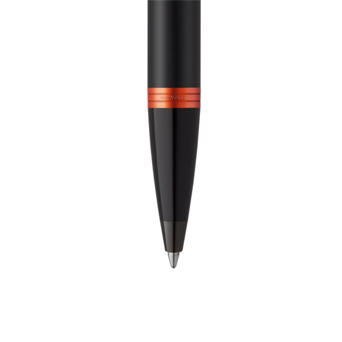 Parker IM PROFESSIONALS Vibrant Ring BT Ballpoint Pen Flame Orange — Parker ballpoint pen — reliable smooth-writing everyday pen, at Cityluxe Singapore
