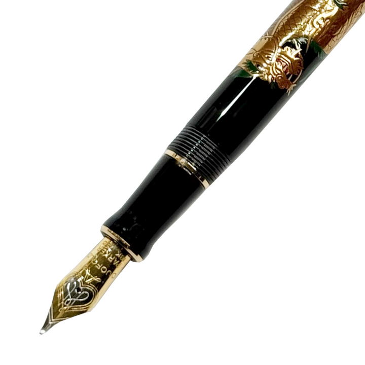 Parker Duofold 12 Chi Unicorn Limited Edition Fountain Pen in Medium Nib (FPD 2024) — Parker fountain pen — precision nib writing instrument, at Cityluxe Singapore stationery store