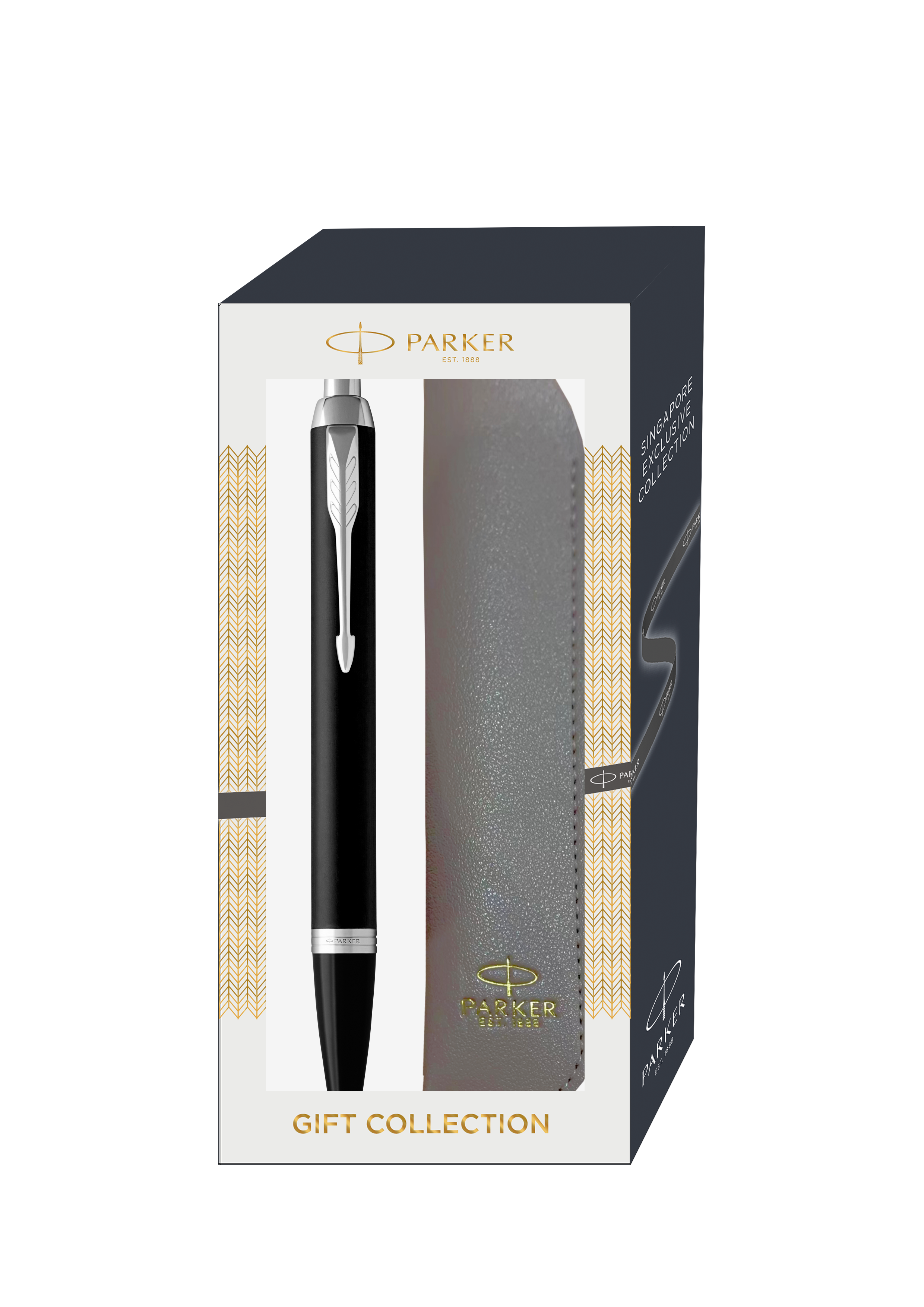 Parker IM Brushed Stainless Steel Ballpoint & Fountain Pen Gift Set | Pen  Heaven