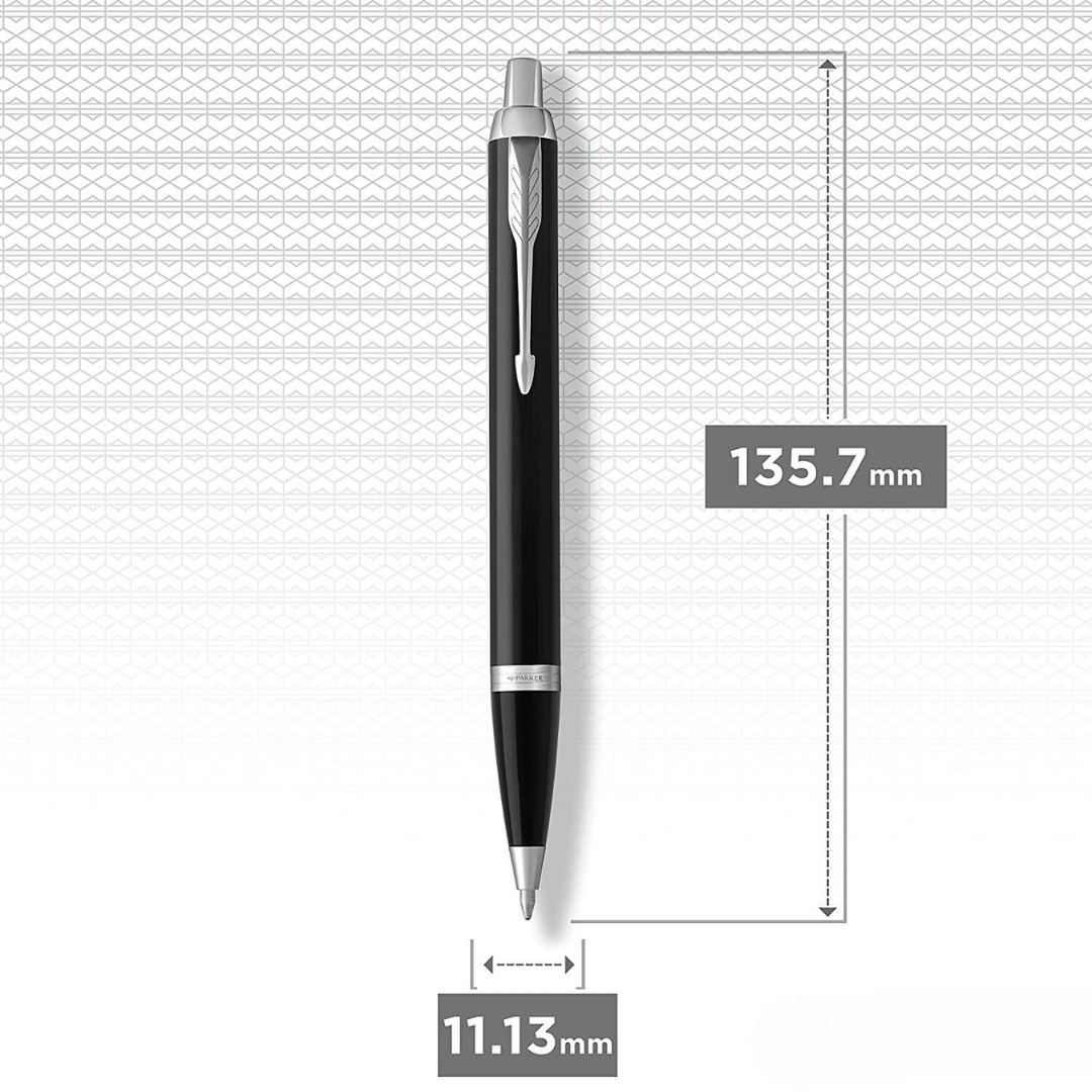 Parker IM Matte Black CT Ballpoint Pen — Parker ballpoint pen — reliable smooth-writing everyday pen, at Cityluxe Singapore