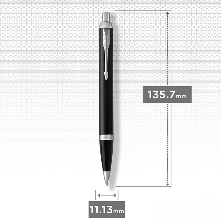 Parker IM Matte Black CT Ballpoint Pen — Parker ballpoint pen — reliable smooth-writing everyday pen, at Cityluxe Singapore