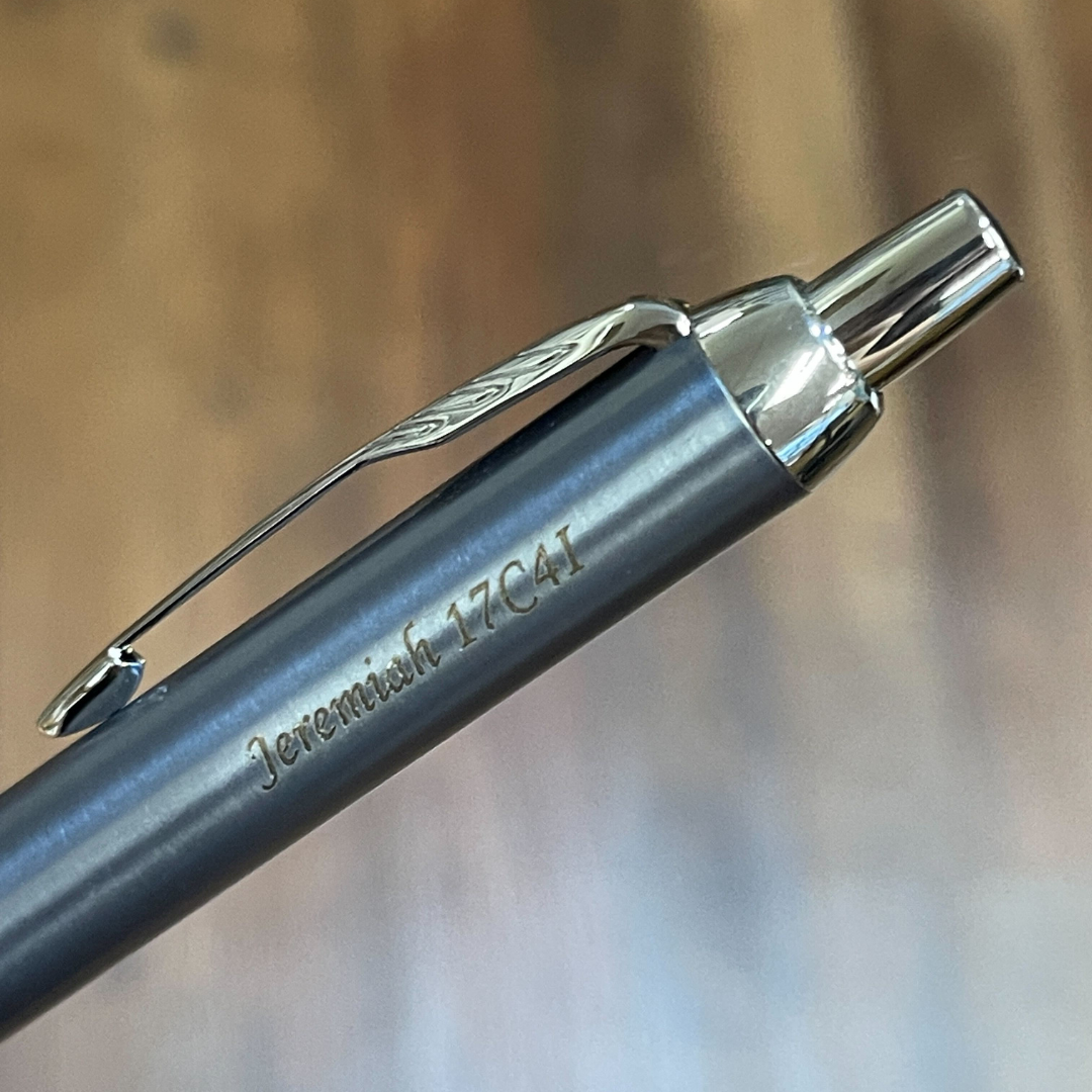 Parker IM Blue Grey CT Ballpoint Pen — Parker ballpoint pen — reliable smooth-writing everyday pen, at Cityluxe Singapore