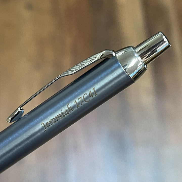 Parker IM Blue Grey CT Ballpoint Pen — Parker ballpoint pen — reliable smooth-writing everyday pen, at Cityluxe Singapore